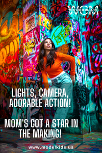 Lights, Camera, Adorable Action! Mom's Got a Star in the Making!